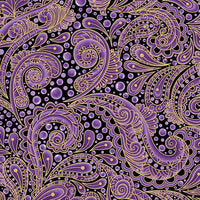 Hooked Fish-Paisley Purple