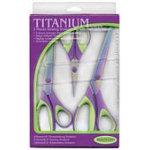 Scissors Titanium 3 pc set