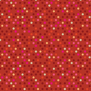 Dazzle Dots Confetti Drop Red