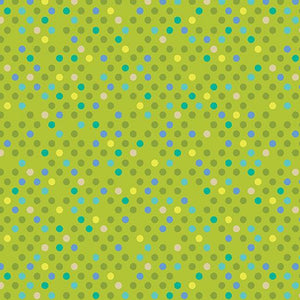 Dazzle Dots Confetti Drop Lime