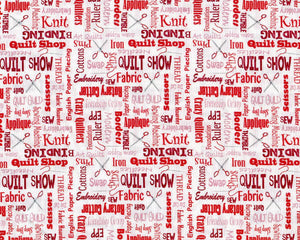 Its a Shop Hop Red Quilters Lo