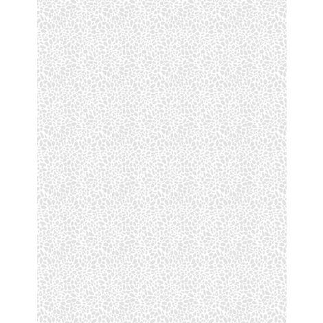 Pebble Dots White On White