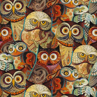 Owl Arabesque-Packed Owls