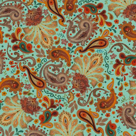 Owl Arabesque-Paisley