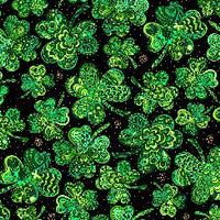 Irish Wishes-Fancy Shamrock