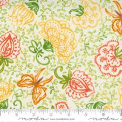 Carolina Lilies-Butterflies -Cream