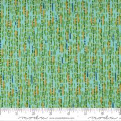 Carolina Lilies-Vines -Aqua