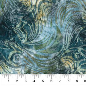 Color Me Banyan Swirls - Pearl Blue