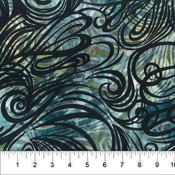 Color Me Banyan Swirls - Pearl Blue