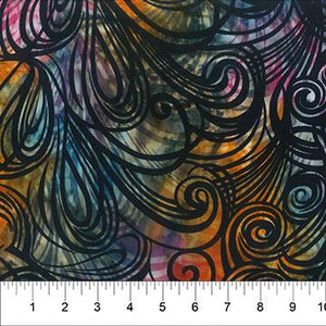 Color Me Banyan Swirls - Wild Orange