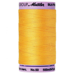 Silk-Finish 50wt Solid Cotton