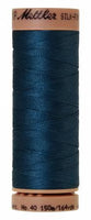 Silk-Finish 40wt Solid Cotton  Thread 164yd/150M Tartan Blue