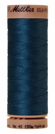Silk-Finish 40wt Solid Cotton  Thread 164yd/150M Tartan Blue