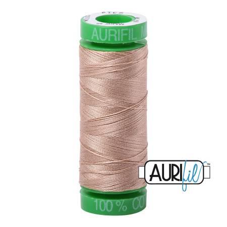 Mako Cotton Embroidery Thread  40wt 164yds Beige