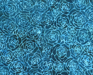 Quiltessentials: Botanicals  Roses Blue