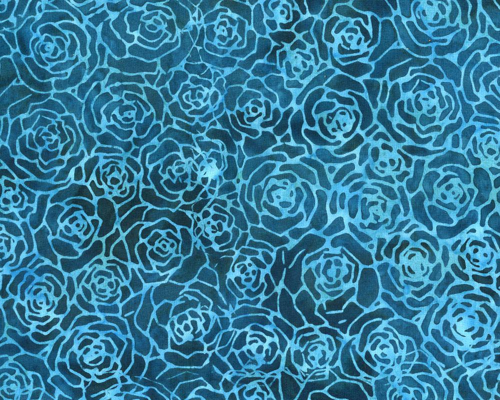Quiltessentials: Botanicals  Roses Blue