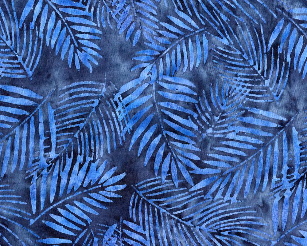 Quiltessentials: Botanicals  Palm Navy