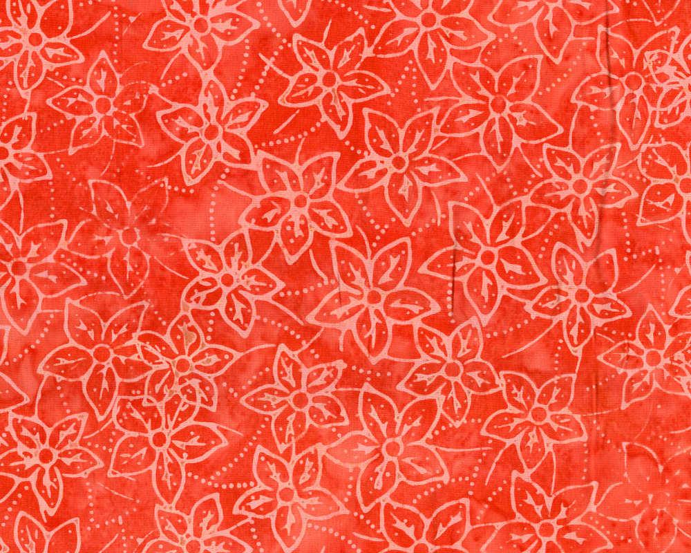 Quiltessentials: Botanicals  Starflowers Coral