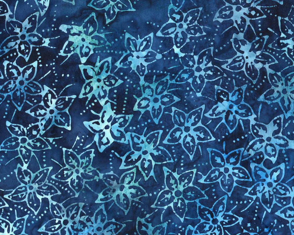 Quiltessentials: Botanicals  Starflowers Blue