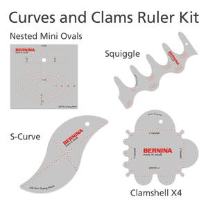 Bernina Curves&Clams Ruler Kit