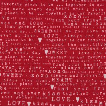 Sending Love-Red Text
