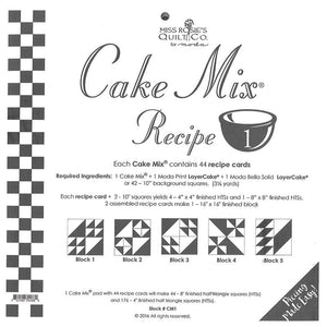 Cake Mix Recipe 1 44ct