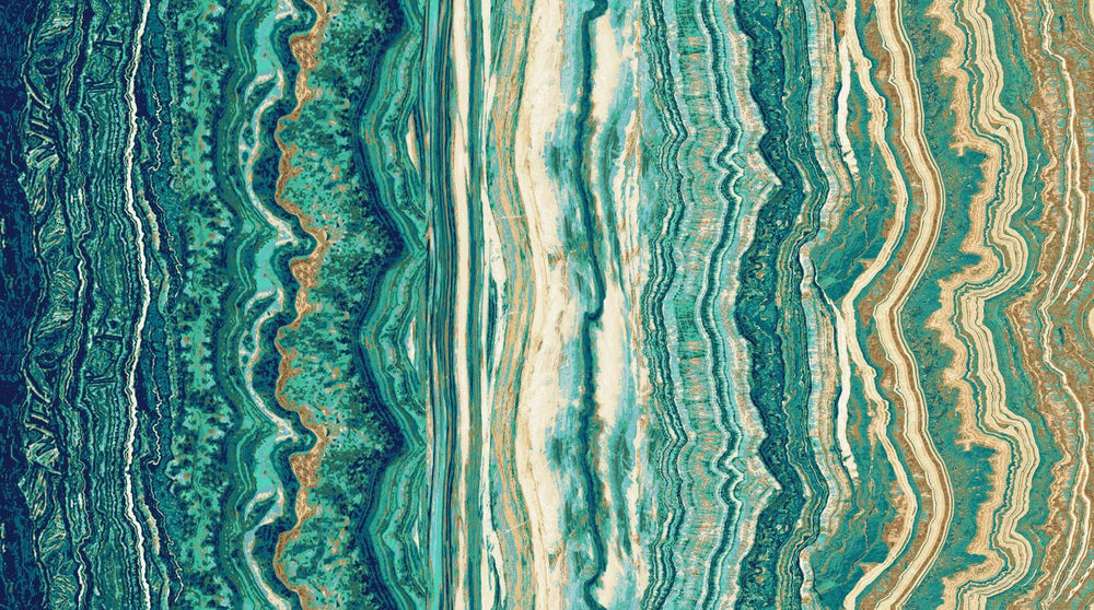 Tree Of Wisdom  Teal Muti Earth Ombre