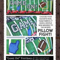 Game On Football Bench Pillow