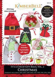 CD It's A Cinch - Gift Bags  Volume 2: Christmas