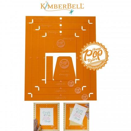 Orange Pop Rectangle Ruler Set