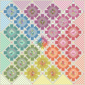 Star Cluster Quilt Kit By Tula