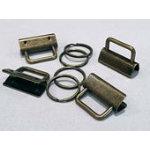 Key Fob Hardware Antique Brass