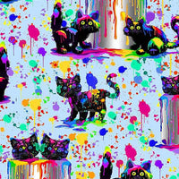 Rainbow Cats-Cats & Paint Cans