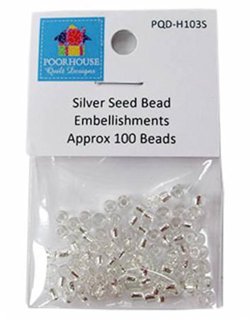 Embellishment Kit Seed Beads  Silver for PQD196