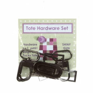 Tote Hardware Set-Shiny Nickel