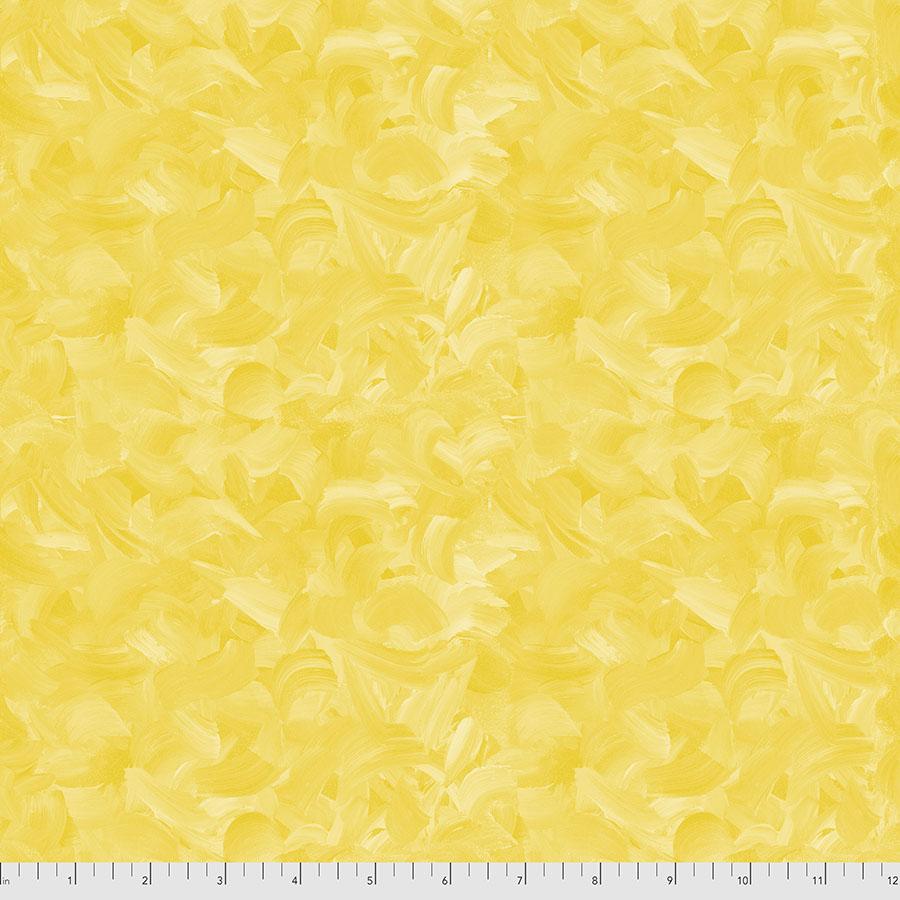 Flourish-Impasto Yellow