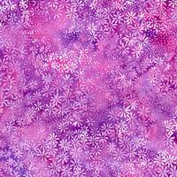 Batiks-Magenta Flowers