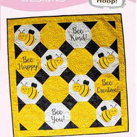 Bee Happy Embroidery Quilt