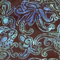 Octopus Batik Minky 58" wd