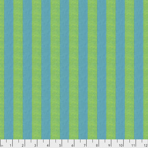 Shot Cannon Stripe Wide Stripe  by Kafee Fassett Aloe Wide Stripe