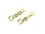 Chain Strap Connectors -  2pk Gold