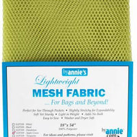 Lightweight Mesh Fabric  Apple Green 18in x 54in