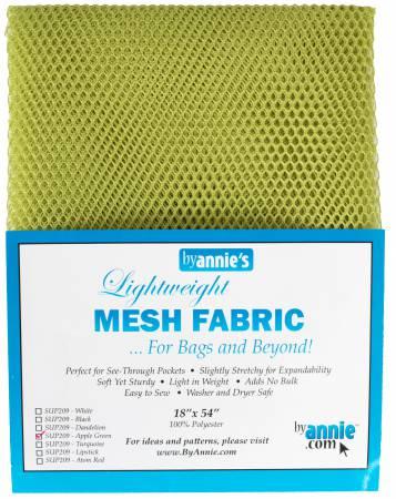 Lightweight Mesh Fabric  Apple Green 18in x 54in