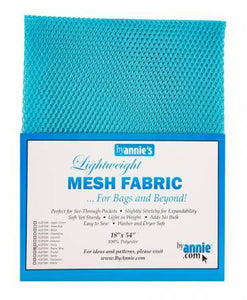 Lightweight Mesh Fabric Parrot Blue 18x54in