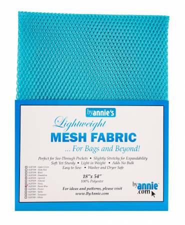 Lightweight Mesh Fabric Parrot Blue 18x54in