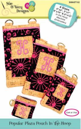 Popular Plaza Pouch In the  Hoop