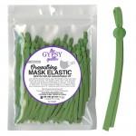 Drawstring Mask Elastic Green -60ct