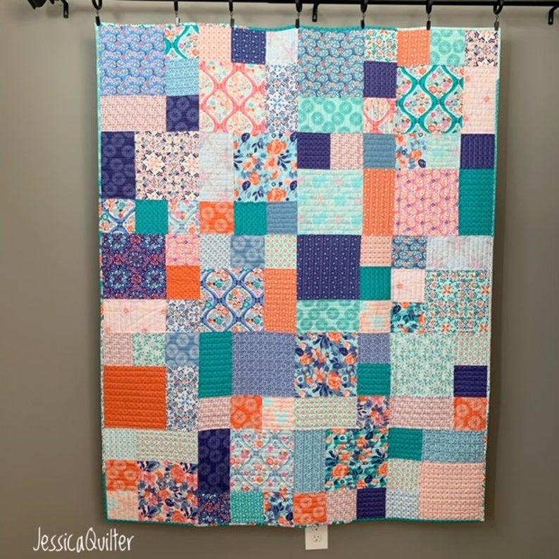 Fabric Talk Quilt by Jessica Quilter