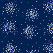Festival Of Light - Navy Confetti Cluster