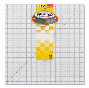 Frosted Acrylic Olfa Ruler 16 1/2x 16 1/2
